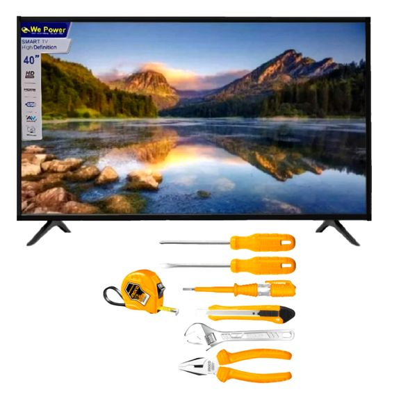 Smart Tv 40 Inch With 7 Pcs Ingco Tool Set