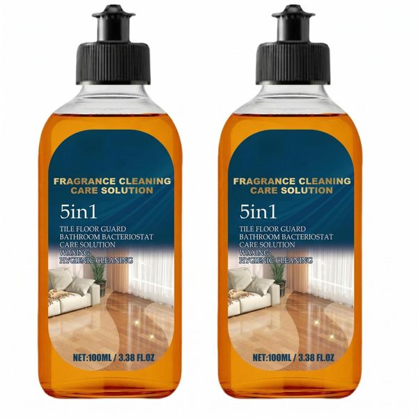 5 in 1 Floor Cleaner Mop Solution for Wood and Tile 2 Pack