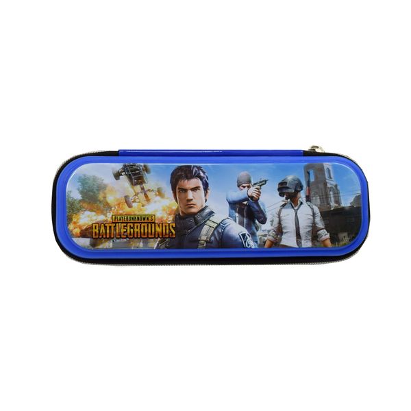 Hard shell pencil case - PUBG Theme Bluev