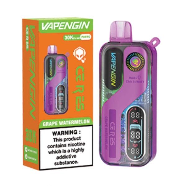 Vapengin Ceres Disposable Vape 30000 Puff - Grape Watermelon 1 Pack