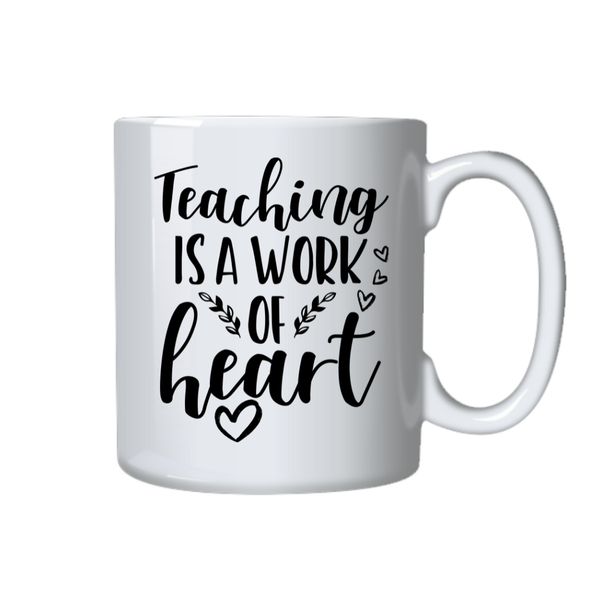 Teachers Heart Coffee Cup - Teachers Day Gift