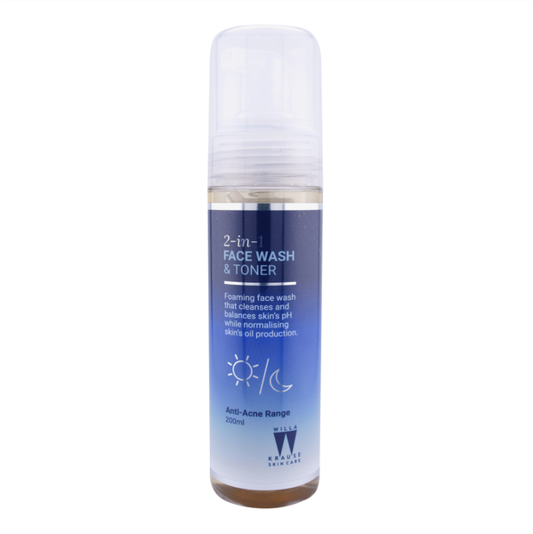 Willa Krause Anti-Acne - 2 in 1 Face Wash &amp; Toner 200ml