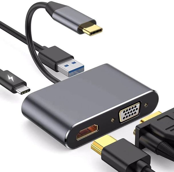 Replacement Adapter 4 in 1USB-C TO HUB PD