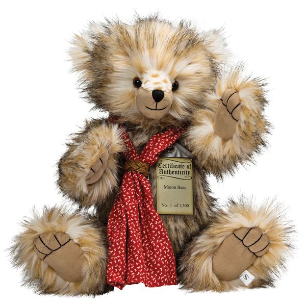 SUKI Limited Edition Collectible Silver Tag Bear Mason - 17105