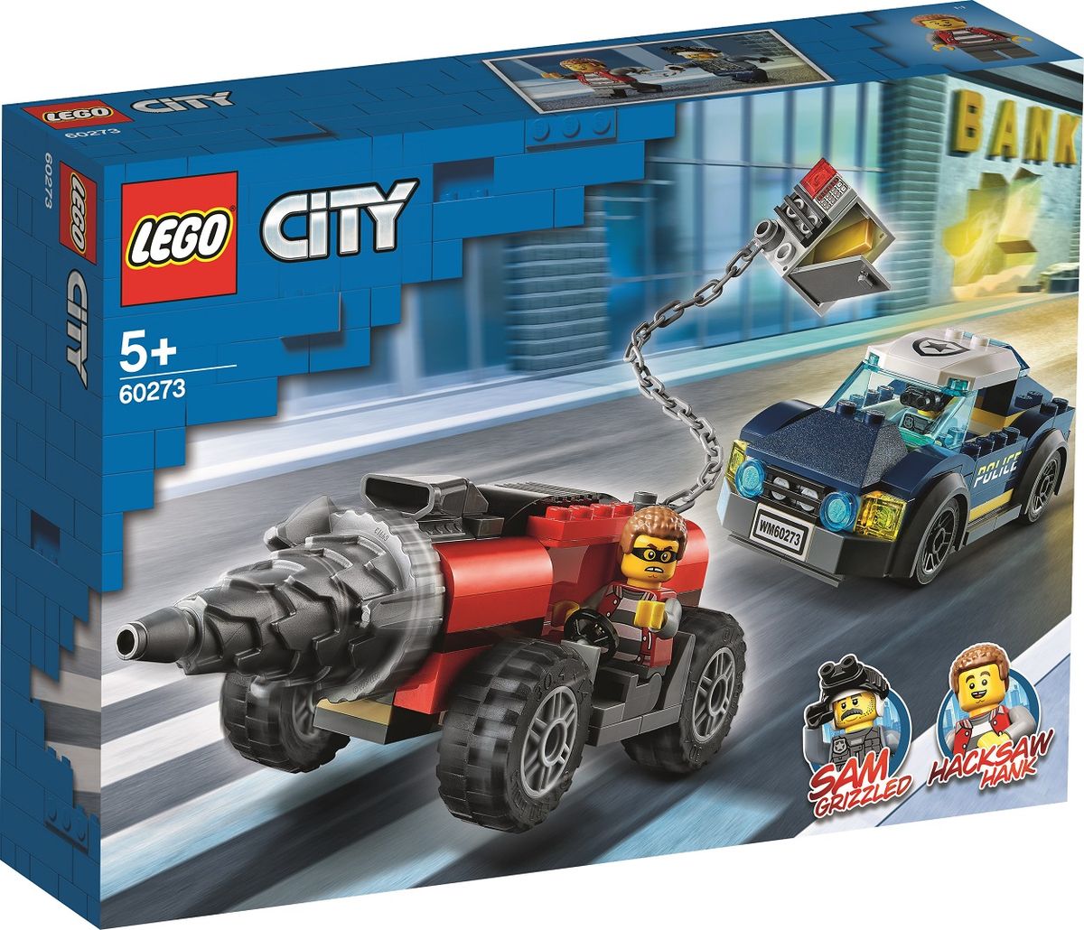LEGO City Police Police Driller Chase - 60273 | Shop Today. Get it ...