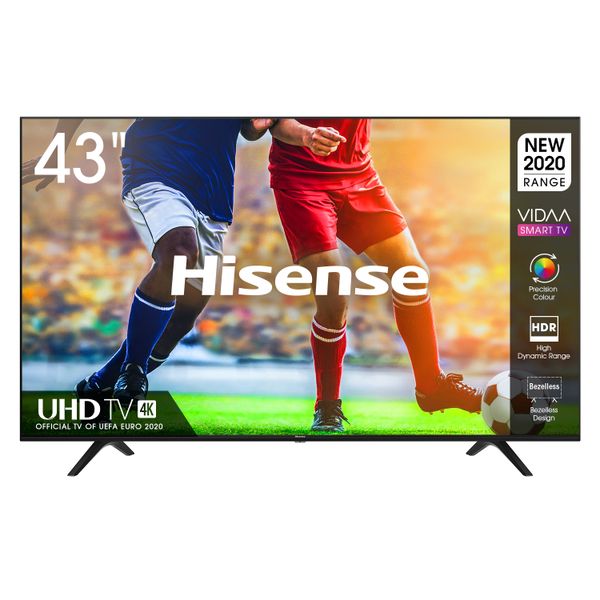 Hisense- 43" UHD Smart TV with HDR and Digital Tuner