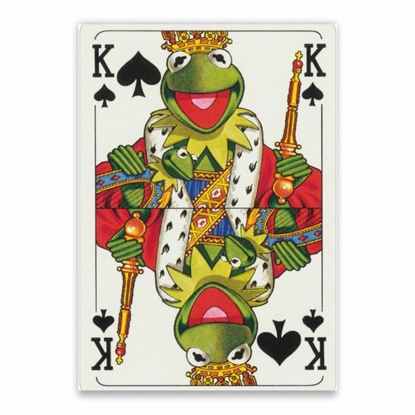 Kermit The Frog King Card Poster - A1