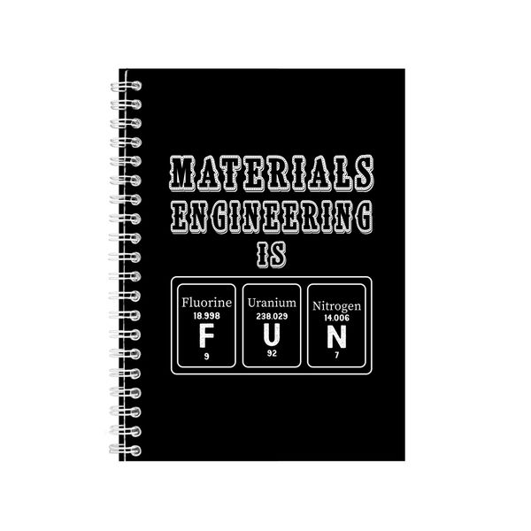 Materials Engineering Notebook Engineer Gift Idea A4 Notepad 139