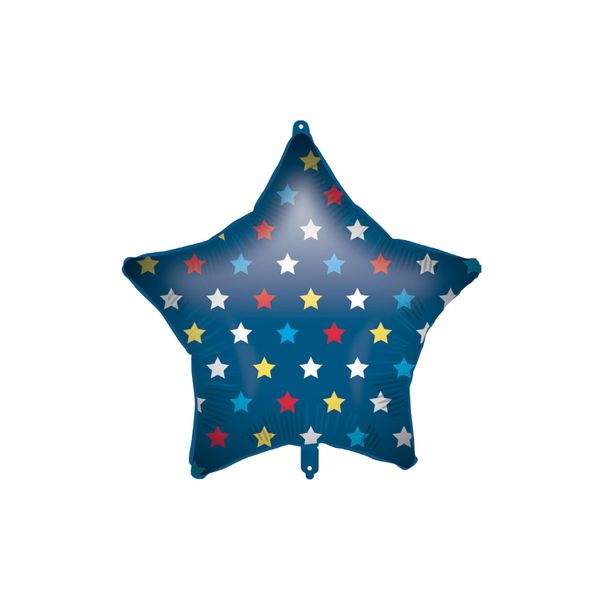 Procos 18 Inch Air-Helium Foil Blue Stars