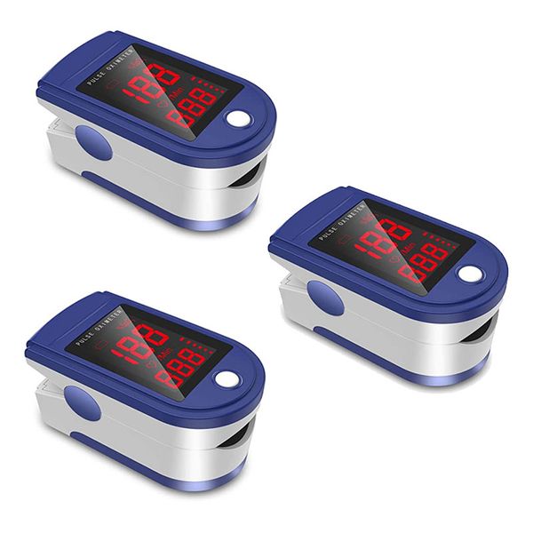 Oximeter Fingertip Oxygen Oxymeter &amp; Pulse Rate Screening Tool - 2 Pack