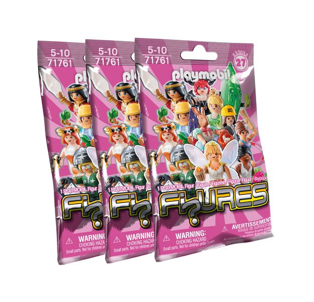 Playmobil Figures Series 27 - Girls (3 x Figurine Blind Bags)