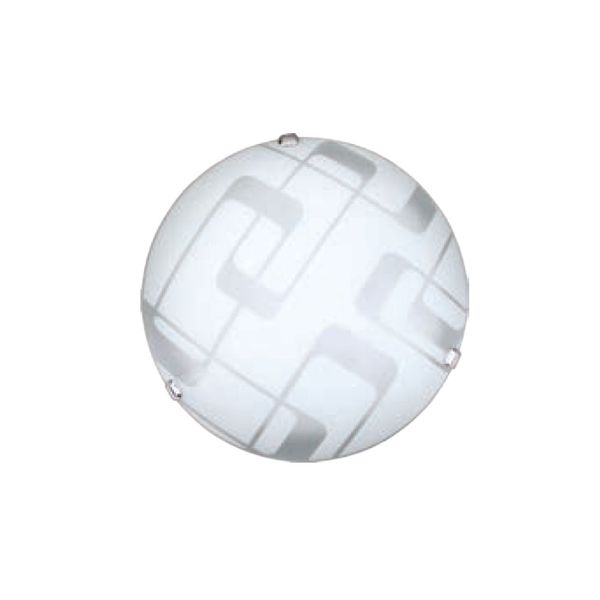 ACDC - 16" Full Moon, 2xe27, Metal Body, Glass Cover Ceiling Mount