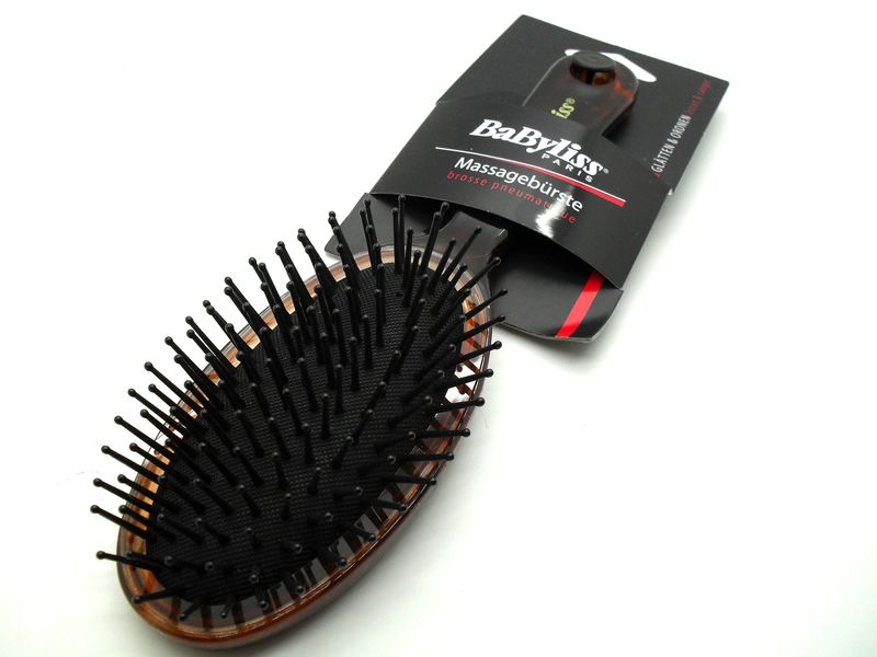 BaByliss Plastic Vintage Effect Bristle Massage Hair Brush