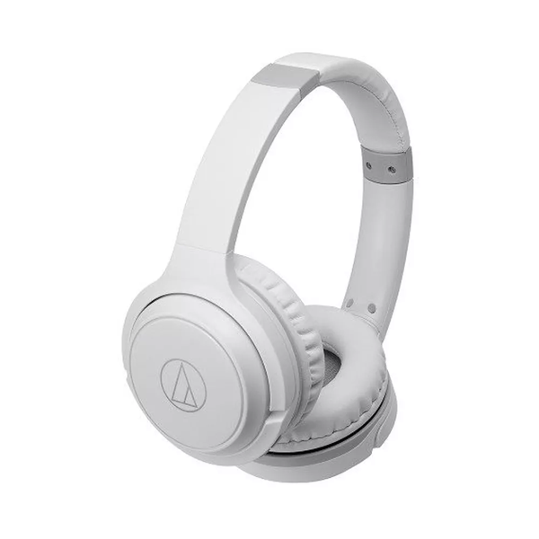 Audio Technnica ATH-S200BT - Wireless Bluetooth On-Ear Headphones (White)