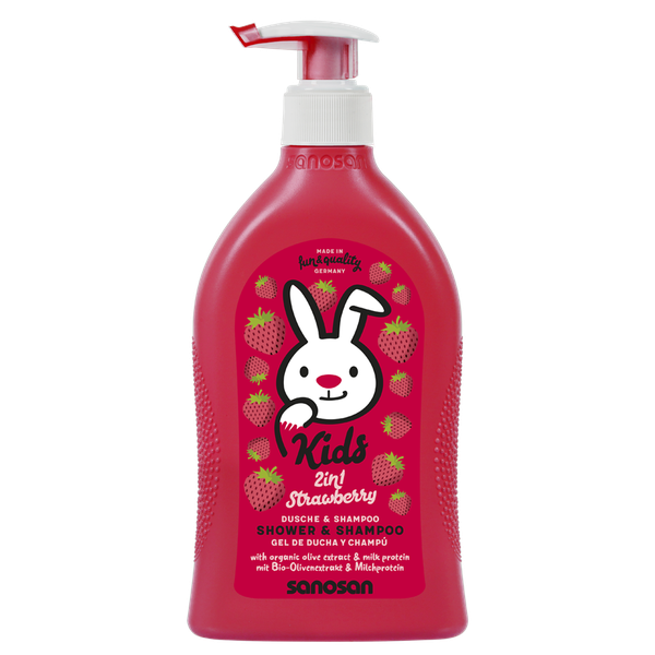 Sanosan Shower &amp; Shampoo Raspberry 400 ml