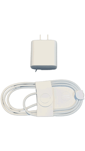 60W USB-C to C Cable 1M White Compatible with iPhone 16 Plus