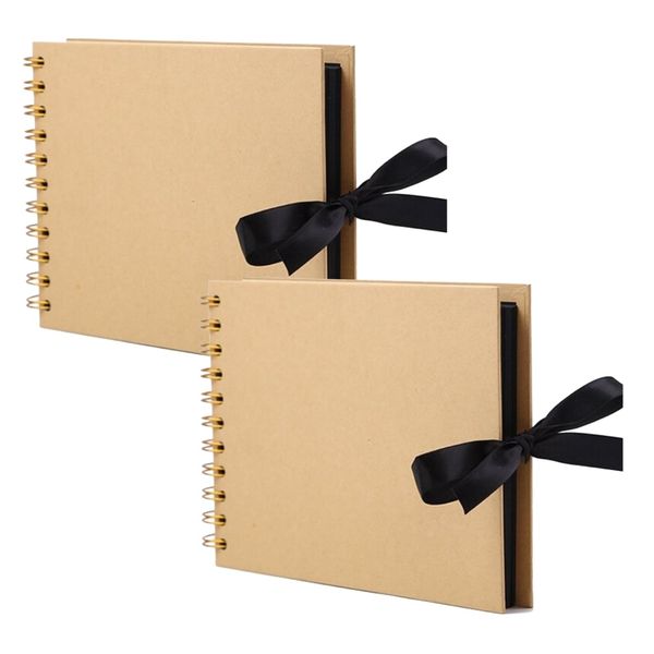 Craft Scrapbooking Albums A5 Set of 2 Brown