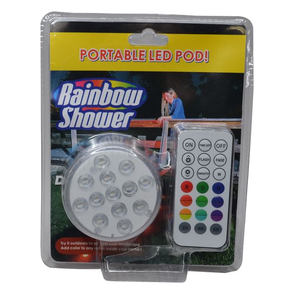 Portable LED Rainbow Shower Pod