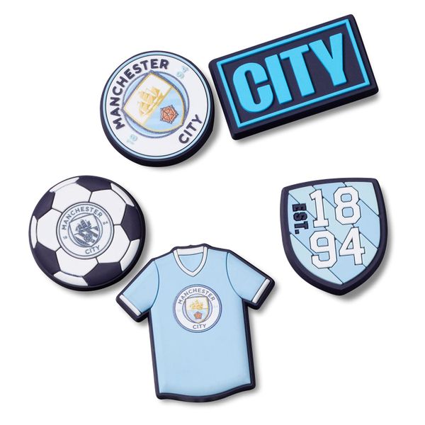Crcos - Manchester City Jibbitz - 5 Pack
