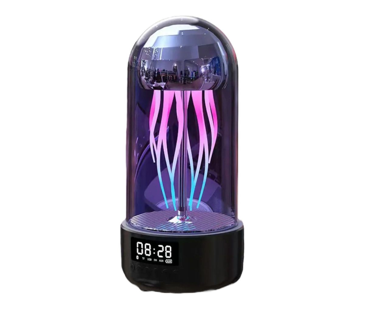 Luminous Jellyfish Lamp WithBuilt in Clock & Speaker - Rechargeable ...