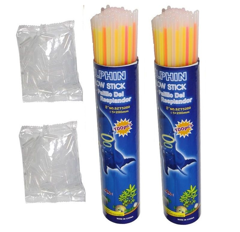 Glow Sticks 2 x Pack of 50pcs 5 x 200mm Buy Online in South Africa