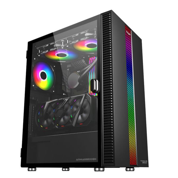 Armaggeddon Tessaraxx Apex 7 ATX Gaming Case - Black