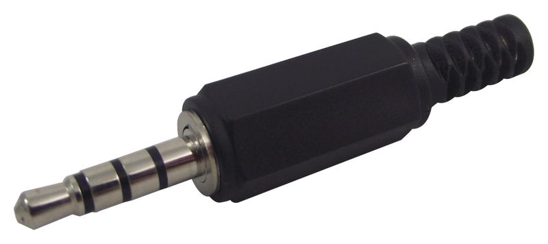 Multicomp Pro (PSG01500) Phone Audio Connector, 4 Contacts, Plug, 3.5 mm
