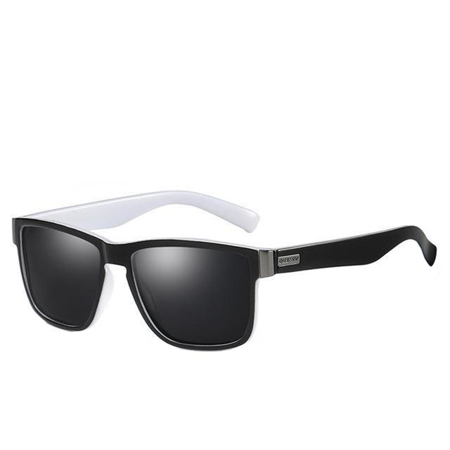 Dubery High Quality Men's Polarized Sunglasses Black & White Shop
