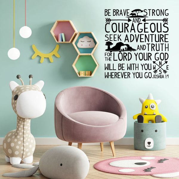 Fantastick - Be Brave vinyl wall quote