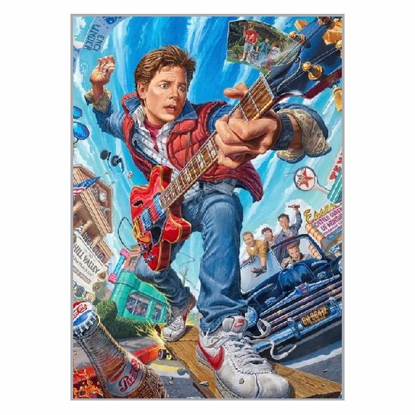 Marty McFly Back To The Future Poster - A1
