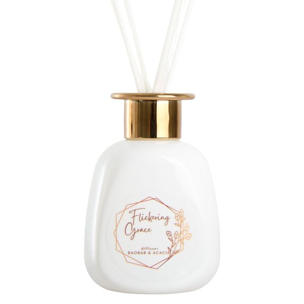 Flickering Grace Diffuser, 200ml - Baobab and Acacia