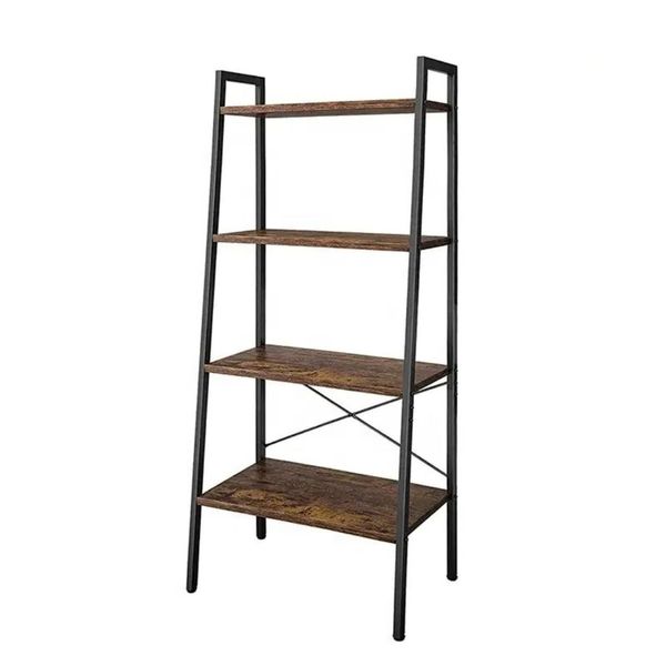 Megafurn 4 Tier Ladder Bookshelf