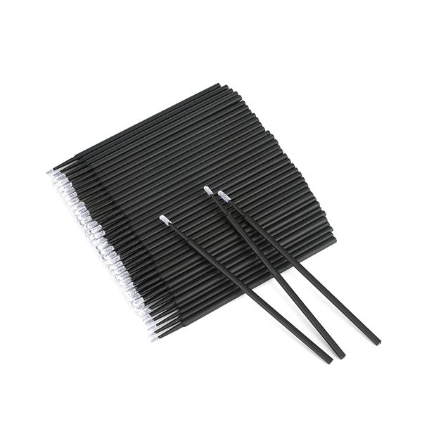 100 Pieces Disposable Micro Applicators Brush for Makeup and Personal Care