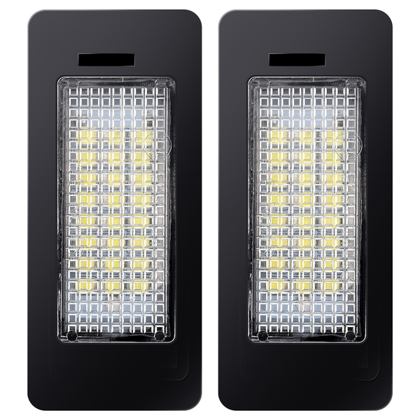 Pair Error Free 24 3528 LED License Plate Light Lamp