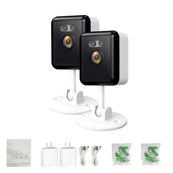 2PCS 4MP WIFI Home Security Indoor Camera+Motion Detection+Two-way Audio