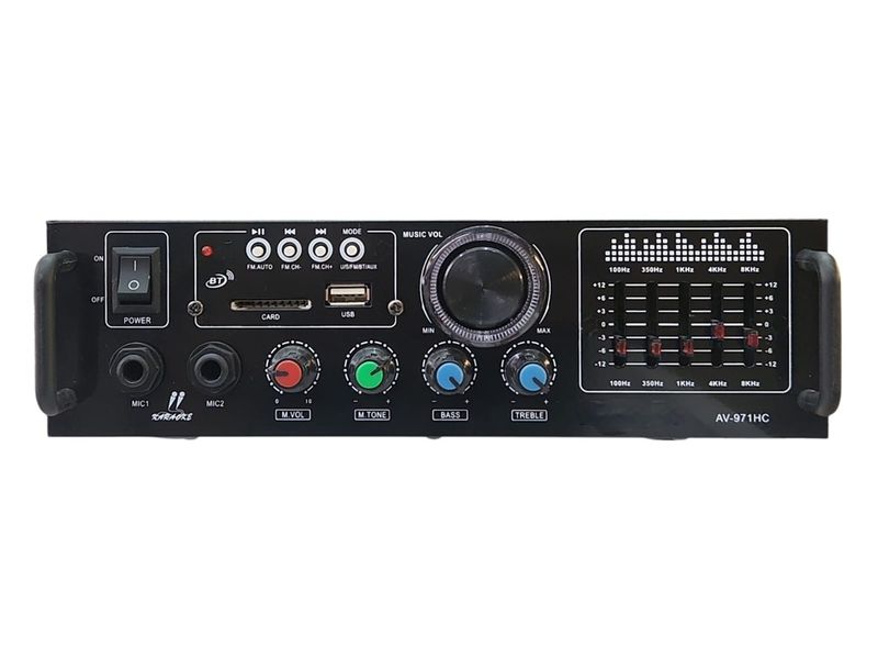 Mini Professional Amplifier With BT/FM Radio Tuner/USB/SD Card Reader PK