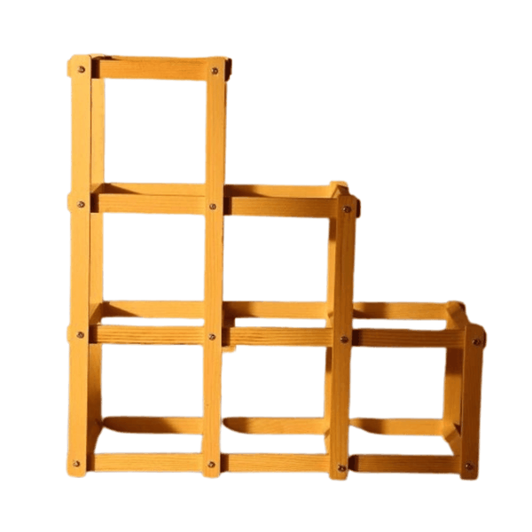 Foldable Wooden Wine Rack Wine Holder-6 bottles