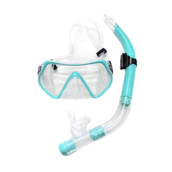 HY-195 Underwater - Anti-fog Swimming Glasses Diving Mask Snorkel Set