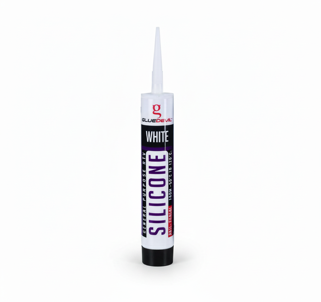 Glue Devil 260ml White RTV Silicone Sealant for Waterproof Sealing