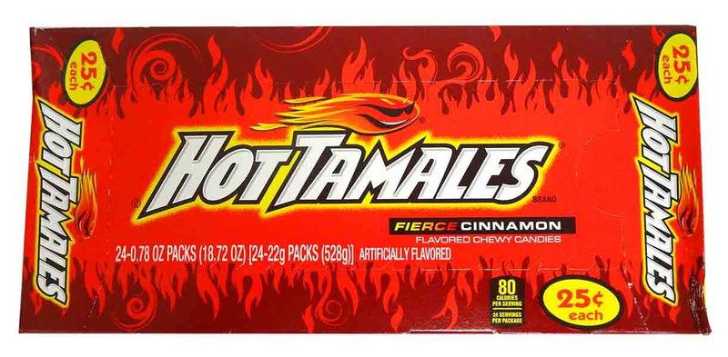 Hot Tamales - Fierce Cinnamon Box (24x 22g Packs)