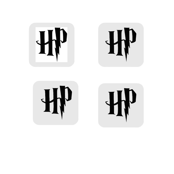 BG - Harry Potter 4 Pack Rubber Coasters