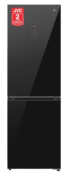 JVC 450L Inverter Frost Free Black Glass Door Fridge - WG-NRFB45B5S