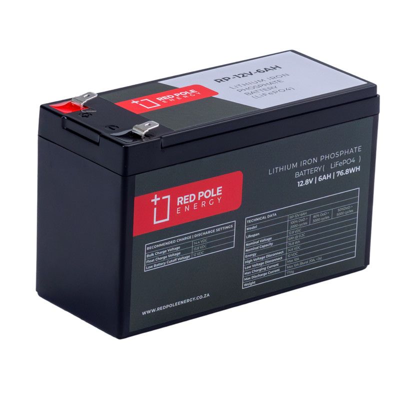 12V 6Ah 75Wh Lithium Battery Alarm / Gate Upgrade