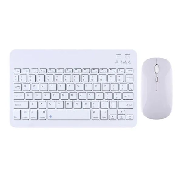 Portable Bluetooth Slim Wireless Keyboard + Mouse 2-in-1 Combo