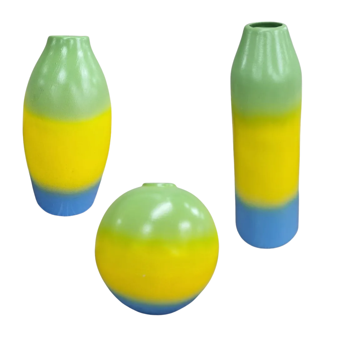 Trio of Tricolor Vases Shop Today. Get it Tomorrow!