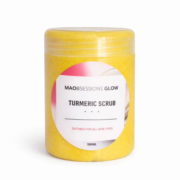 Turmeric Body Scrub 500ml - Brightening, Exfoliating &amp; Glow Skin