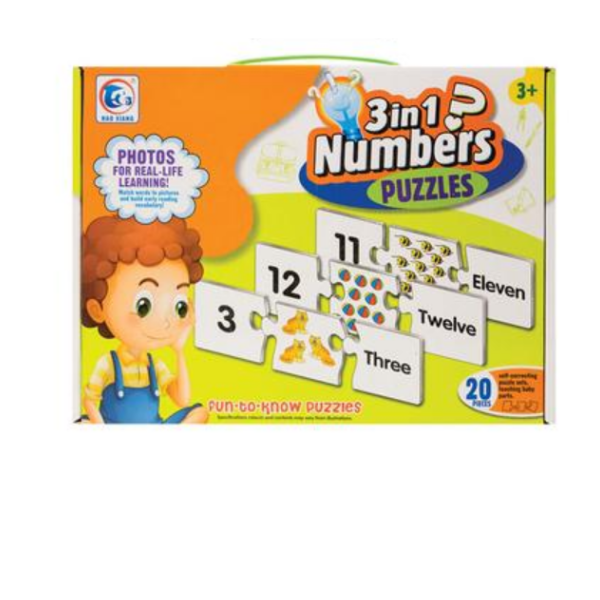 3-In-1 Numbers Puzzle