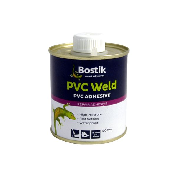 Bostik - Pvc Weld - 200ml - Tin - H.p. - 4 Pack