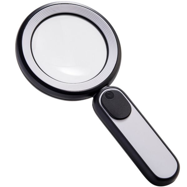 Rechargeable Magnifying Glass with LED Lights 8X Handheld Lighted Magnifier