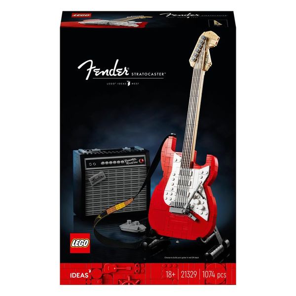 LEGO® Ideas Fender® Stratocaster™ 21329 Guitar Building Toy Set (1,079 Pieces)